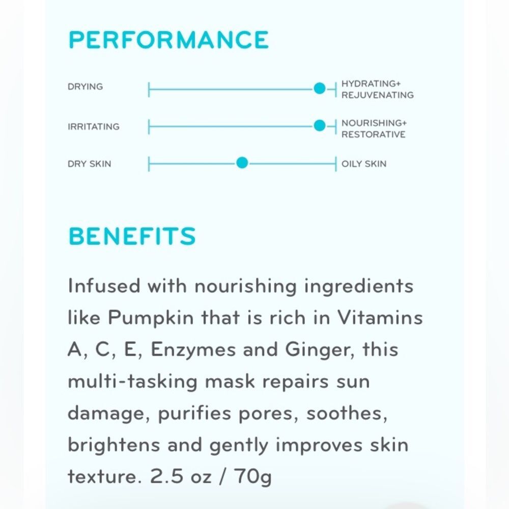 NEW Pumpkin + Ginger Detoxifying Charcoal Mask - Purlisse - Picture 6 of 10